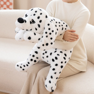 Peluche de <span class=keywords><strong>Perro</strong></span> Dálmata Negro, Juguete de Peluche, Almohada Suave, Muñeco para Niños, Marioneta de Mascota Adorable, Regalo Promocional para Eventos, Venta al por Mayor - Product Image 3