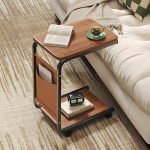 Varias mini mesitas de noche de esquina móviles para dormitorio y sala de estar, sofá, polea, estante de mesa lateral para té y uso en la cabecera - Product Image 1