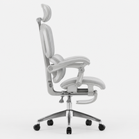 Chaise de bureau ergonomique à dossier haut, chaise d'ordinateur avec soutien lombaire, appui-tête réglable, accoudoirs, chaise pivotante pour le bureau à domicile
