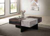 Table Basse Modulable et Extensible en Bois de Luxe Léger, Style Nordique, pour Salon de Villa, Personnalisable pour Café