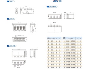 Connecteur femelle JST SH en nylon, connecteur BNC FOB Molex, pas de pas droit, connecteur SMT 7 broches, mâle automobile gratuit, 1,0 mm, 3 broches - Product Image 5