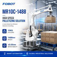 Bras robotique FOBOT 4 axes 10 kg Mr10c-1488, rayon d'action de 1488 mm, garantie 1 an, fourniture directe d'usine, automatisation de la manutention