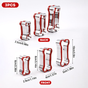 Moule à friandises pour animaux de compagnie en silicone écologique avec plusieurs cavités pour biscuits et gâteaux pour petits chiens - Product Image 4