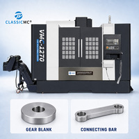 Centre d'usinage vertical CNC VMC1270, fraiseuse 11KW à couple élevé, table 1300x700, 8000 tr/min, ATC 24T, répétabilité 0,003 mm