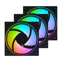 LOVINGCOOL 2026 Ventilador LED RGB para Caja de Ordenador de 120 mm, el Más Vendido, con Controlador de Ventilador RGB de 4+3 Pines para PC de Juegos de Escritorio