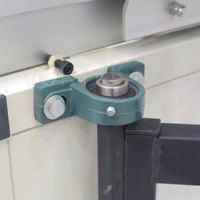 Scie circulaire horizontale portative Vortek Precision avec table coulissante, machine à couper le bois, moteur, panneau en acier inoxydable, 5 kW, double