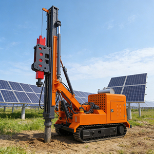 2026년형 고품질 태양광 파일 드라이버, 스파이럴 드릴링 장비, 크롤러 180HP 재고 보유 - Product Image 1