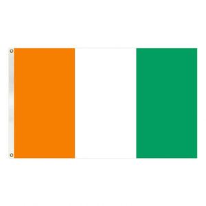 3x5FT Polyester Cheap Price Cote D'Ivoire Country <b>Flag</b> and National <b>Flag</b> With Two Grommets - Product Image 1