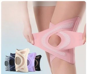 Rodilleras protectoras multideportivas ajustables finas ligeras transpirables profesionales para adultos para ejercitador todas las estaciones - Product Image 3