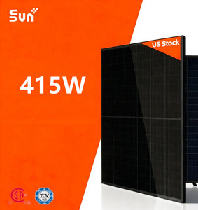 แผงโซลาร์เซลล์สีดำทนทานต่อสภาพอากาศ 415 วัตต์ สำหรับหลังคาที่จอดรถพลังงานแสงอาทิตย์ - Product Image 3