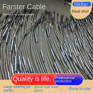 メーカー供給 AiSi規格200シリーズ亜鉛メッキ鋼線ロープ スリーブ圧着ケーブル モデル08 - Product Image 4