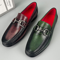 Büros chuhe aus echtem Leder Atmungsaktive Slipper Business-Schuhe Business-Schuhe Hochwertige Gummi-Einlegesohle Herren-Freizeit schuhe