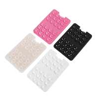 Nouveau design 2026 – Support de carte de crédit/identité en silicone à ventouse – Accessoire de téléphone portable – Étui pour carte mobile