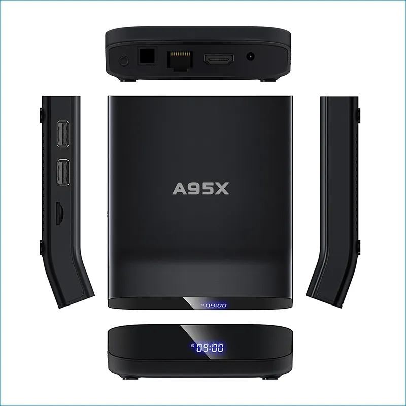 Nhiều Hình Nền RAM 2GB 4GB Để Chọn A95X W2 Stb Tv Box Internet 4K Hd AV1 Video Media Player Box