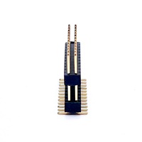 Conector Soulin ODM Personalizado de Latón con Doble Hilera de 24 Pines IDC, Caja Expulsora, Paso de 1.27mm, para PCB y Panel Solar
