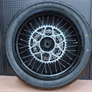 ชุดล้อ Surron Light Bee ขนาด <span class=keywords><strong>17</strong></span> นิ้ว ล้อซุปเปอร์โมโต สำหรับจักรยานไฟฟ้าวิบาก ล้อหน้า-หลัง พร้อมยาง สำหรับ Light Bee X Ebike Super Moto - Product Image 5