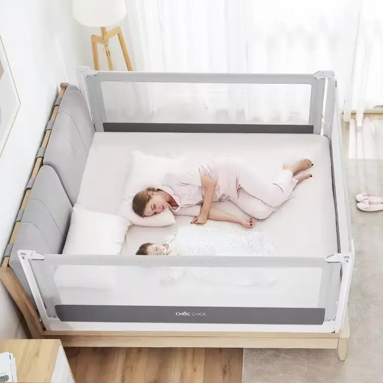 Barandilla de cama de bebé Hot Picks para cama de niño pequeño Barrera protectora lateral Rieles de cama de altura ajustable para bebé