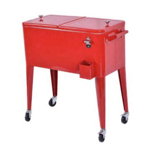 Chariot réfrigérant pour aliments et boissons 80L, <span class=keywords><strong>prix</strong></span> d'usine # Tendance : Chariot isotherme portable en acier JimBon, personnalisable, pour la vente en gros - Product Image 4