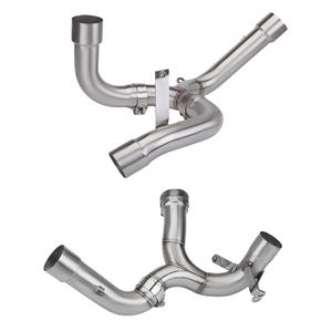 Pour Ducati Multistrada 1200 S 2010-2017 tuyau d'échappement <span class=keywords><strong>moto</strong></span> moyen lien tuyau en acier inoxydable <span class=keywords><strong>ligne</strong></span> de course - Product Image 1