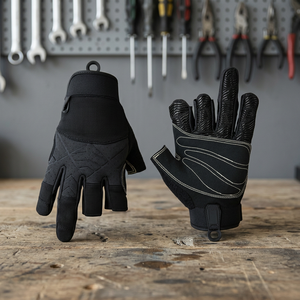 Gants de sport demi-doigts en nylon et élasthanne, gants de compression respirants pour la musculation, le cyclisme, la plage et l'entraînement - Product Image 4