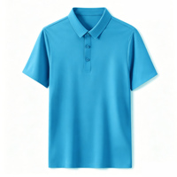 Polo pour homme de haute qualité avec logo personnalisé, respirant, en maille, couleur unie, col à revers, pour le travail décontracté
