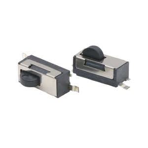 Interruptor de Límite Micro de Cabeza Redonda KFC-W1-03, Interruptor Táctil Silencioso con Resorte Interno de 2 Pines, Alta Durabilidad, Negro para Cámara - Product Image 1