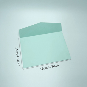 <span class=keywords><strong>C6</strong></span> 11X16CM bleu clair <span class=keywords><strong>enveloppe</strong></span> en papier personnalisé <span class=keywords><strong>couleur</strong></span> bonbon <span class=keywords><strong>enveloppe</strong></span> de carte postale avec logo personnalisé - Product Image 4