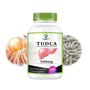 Fígado Suporte Saúde Suplementos tudca Tauroursodeoxicólico Ácido 500mg TUDCA Cápsulas