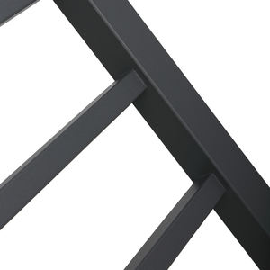 Sèche-serviettes électrique de style hôtel avec revêtement en poudre en acier <span class=keywords><strong>noir</strong></span> et dispositif de chauffage pour salle de bain - Product Image 4