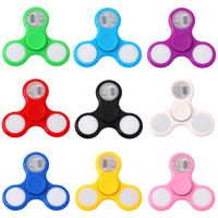 Jouet Fidget Spinner Premium avec Logo Personnalisé, Luminous Fidget Spinner pour Enfants, Nouveau Fidget Spinner LED Lumineux en Plastique et Métal, Écologique et Portable
