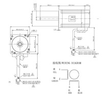 Motor paso a paso Nema 34, 1.8 grados, 2 fases, 10 N.m, 1416 oz.in, 3.6 V, 6 A, 86 mm, 4.5 kg, eje de 15x90 mm para router CNC, fresado industrial pesado