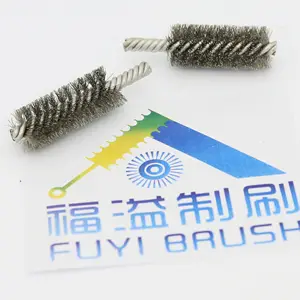 Spiral Wire Tube Brush Steel Wire Polishing Brush Twisted Wire Brush