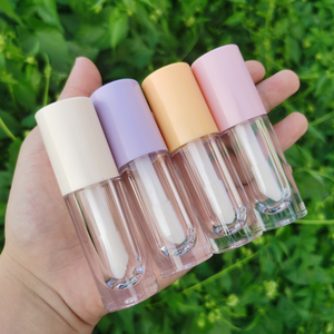 Cosmétique, Tube pour brillant à lèvres, transparent, vide, avec grande brosse, 6.5ml, vente en gros - Product Image 6