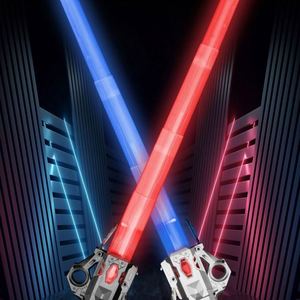 Sabre laser télescopique de performance Color-box Star, épée laser à induction et décoloration deux-en-un, jouet LED clignotant sept couleurs - Product Image 4
