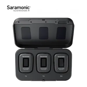 Saramonic בלינק 500 Blink500 פרו B1 B2 אלחוטי Lavalier מיקרופון כפול ערוץ סטודיו הקבל ראיון מיקרופון עבור טלפון DSLR