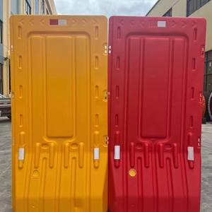 Barreras de Agua de 1800x1000mm, Plástico, para Construcción de Carreteras, Valla Anticolisión, Amarillo, Rojo, Azul - Product Image 3