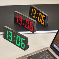 Radio de table numérique 3D avec contrôle LED, série Runaway Stage Hotel, chambre portable, radio électronique, réveil numérique avec type C