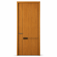 Porte intérieure en mélamine pour chambre à coucher avec isolation acoustique pour l'intimité au bureau et dans la chambre, utilisation silencieuse