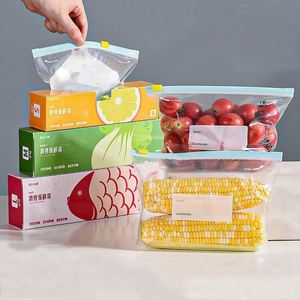 Bolsas Ecológicas Transparentes de LDPE con Cierre de Seguridad, Impresión por Grabado para Almacenamiento de Alimentos, Sándwiches, Ensaladas y Frutas - Biodegradables - Product Image 2