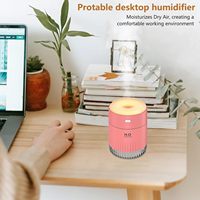 Purificateur d'air portable mini USB RGB, humidificateur à brume froide, diffuseur d'huiles essentielles aromathérapeutiques, plastique, extérieur, maison, bureau, hôtel