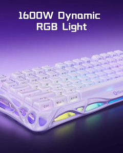 Clavier mécanique GravaStar Cocoon 75 K1 - Clavier de jeu en aluminium 75% avec touches interchangeables à chaud et éclairage RGB pour les joueurs PC - Product Image 5