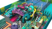 Équipements de jeux intérieurs 2026 : Parcs d'aventure interactifs avec piscine à balles, toboggan, trampoline et jouets pour bébés et enfants