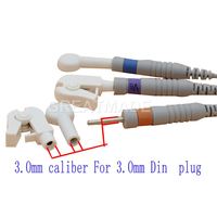 Adaptateur d'électrode ECG/EKG Snap/Grabber, 4,0 mm