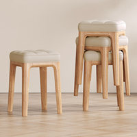 Sillas de Comedor Nórdicas Minimalistas de Lujo Moderno, de Madera Maciza, 2, 4, 6, 8, 10 Plazas, Muebles de Cocina y Hotel, Diseño Apilable en Cuero Negro
