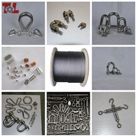 Câble en acier inoxydable, 8mm, 7x19, pour balustrade, prix d'usine