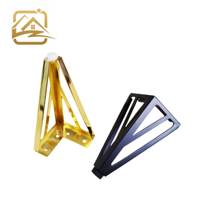 suppliers modern solid 15cm/20cm gold Triangle cut-out metal <b>sofa</b> legs iron furniture legs durable for <b>sofa</b> <b>bed</b> and cabinet - Product Image 1