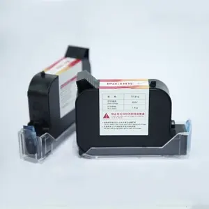 TIJ 2.5 42ML macchina per la codifica del codice di imballaggio Online cartuccia di inchiostro nera ricaricata bianca a getto termico per stampante a getto d'inchiostro portatile HP 45