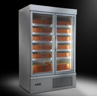 Congélateur à gestion transparente-Surveillance intelligente des stocks pour les desserts glacés Congélateur à porte en verre Congélateur à crème glacée