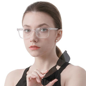 Gafas de Sol Cuadradas Conchen, Montura de Acetato Negra, Lentes Polarizadas TAC con Protección UV400, Unisex, Protección Solar, Moda, Viajes, Conducción - Product Image 2