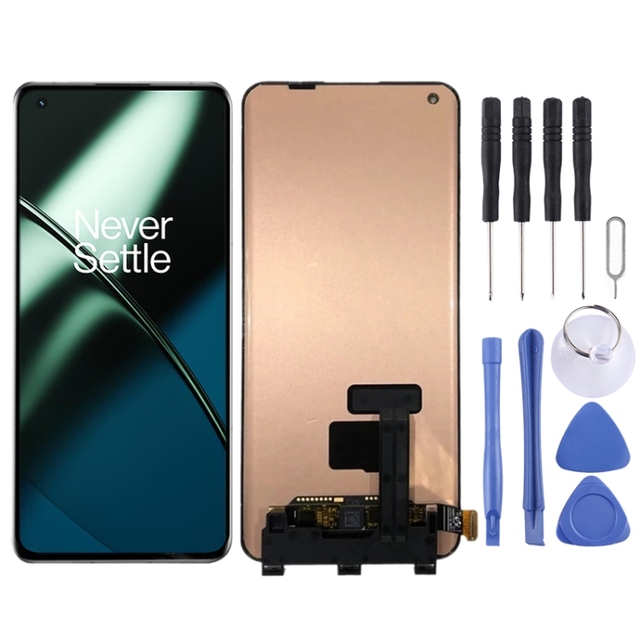 Mobile Phone Fluid AMOLED LCD Screen for OnePlus 11 PBH110 LTPO3 LCD